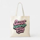 Tote Bag Temps d'été rétro doux (Dos)