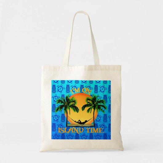 Tote Bag Temps d'île (Devant)