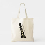 Tote Bag Temps passant à travers un trou (Dos)