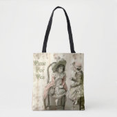 Tote Bag Temps Pour Le Thé (Devant)