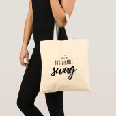 Tote Bag Tendance Durable Écolo Cool Drôle (Devant (produit))