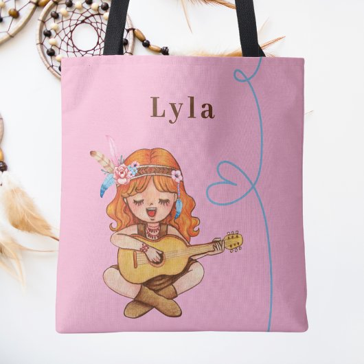 Tote Bag Tendance Stylish Cute Boho Rose Girls