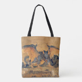 Tote Bag Tengu japonais à quatre yeux (Dos)