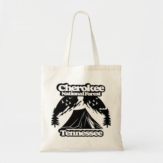 Tote Bag Tennessee de la forêt nationale de Cherokee (Devant)