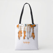 Tote Bag Tennessee Ladies Cowboy Boots Orange Nom de la mod (Devant)