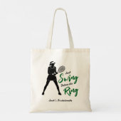 Tote Bag Tennis Bachelorette Last Swing Before the Ring (Dos)