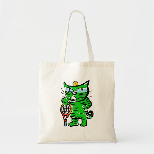 Tote Bag Tennis Cat (Devant)