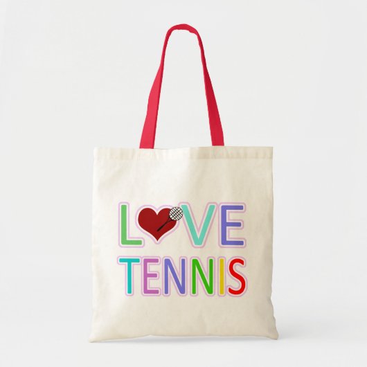 TOTE BAG TENNIS D'AMOUR (Devant)
