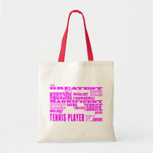 Tote Bag Tennis de filles : Plus grand joueur de tennis