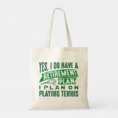 Tote Bag Tennis de retraite (Dos)