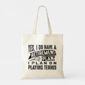 Tote Bag Tennis de retraite (Dos)