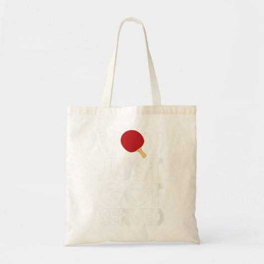 Tote Bag Tennis De Table Pour Homme Papillon Ping Pong Tee (Devant)