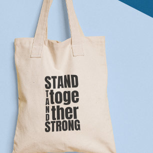 Tote Bag Tenons-nous ensemble, restons forts, unité de just