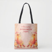 Tote Bag Tequila Sunrise Miami Weekend Bachelorette Party (Devant)