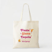 Tote Bag Tequila & Tulum Bachelorette Rose & Orange Sunset (Devant)