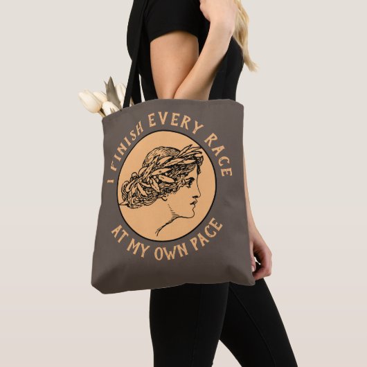 Tote Bag Terminer Fourre-tout de course (De près)