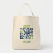 Tote Bag Terminer le travail (Devant)