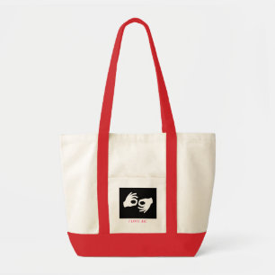 Tote Bag terp, J'AIME L'ASL