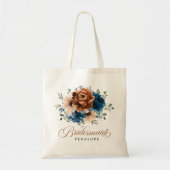 Tote Bag Terracotta Marine Vert Bridesmaid Cadeau (Devant)