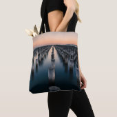 Tote Bag Terrain de poste de plage (De près)