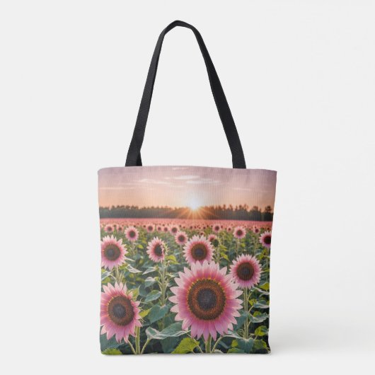 Tote Bag Terrain rose (Dos)