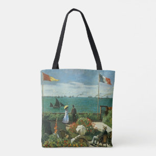 Tote Bag Terrasse au bord de la mer de Claude Monet
