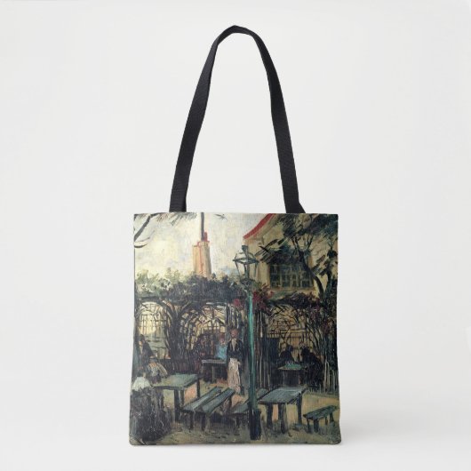 Tote Bag Terrasse d'un Café, Montmartre par Vincent van Gog (Devant)