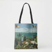 Tote Bag Terrasse en bord de mer à Claude Monet (Devant)
