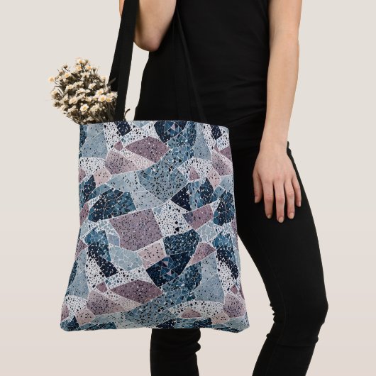 Tote Bag Terrazzo Conception abstraite (De près)