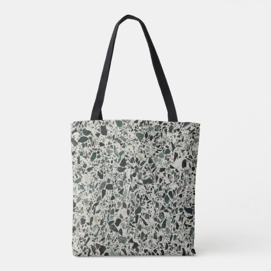 Tote Bag Terrazzo Vert Moderne (Dos)