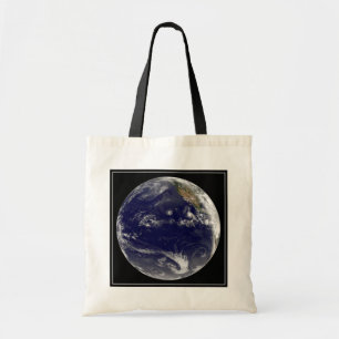 Tote Bag Terre Avec Trois Cyclones Tropicaux Dans Le Pacifi