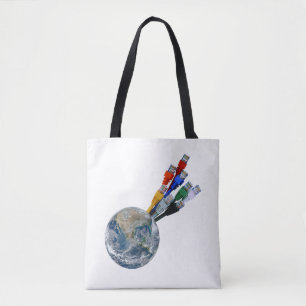 Tote Bag Terre connectée au réseau Ethernet