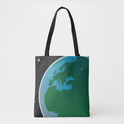 Tote Bag Terre de l'espace (Devant)
