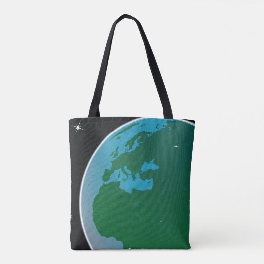 Tote Bag Terre de l'espace (Dos)