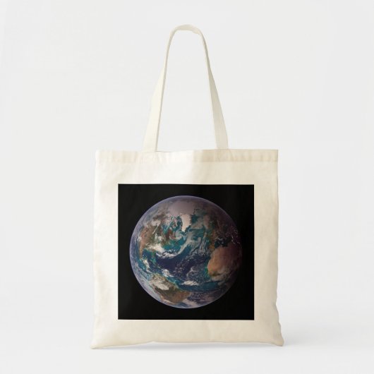 Tote Bag Terre de marbre bleu (hémisphère occidental) (Devant)