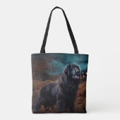 Tote Bag Terre-Neuve Halloween (Dos)
