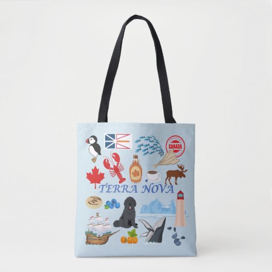 Tote Bag Terre-Neuve Terre-Neuve-et-Labrador (Devant)