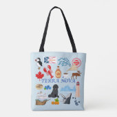 Tote Bag Terre-Neuve Terre-Neuve-et-Labrador (Dos)