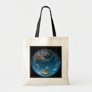 Tote Bag Terre Pleine Avec Amérique Du Nord Et Du Sud.