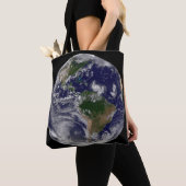 Tote Bag Terre Pleine Avec Tempêtes Tropicales Dans L'Atlan (De près)