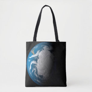 Tote Bag Terre Pleine Montrant Des Nuages Simulés Sur L'Ant
