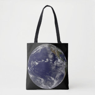 Tote Bag Terre Pleine Montrant Diverses Tempêtes Tropicales