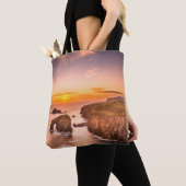 Tote Bag Terres Fin coucher de soleil Enneys Dodnan Chevali (De près)