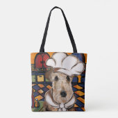 TOTE BAG  TERRIER AIREDALE        (Dos)
