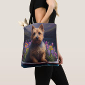Tote Bag Terrier australien à Paddle : Une aventure Pittore (De près)