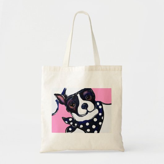 TOTE BAG TERRIER DE BOSTON (Devant)