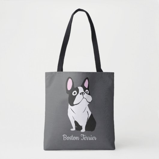 Tote Bag terrier de Boston (Devant)