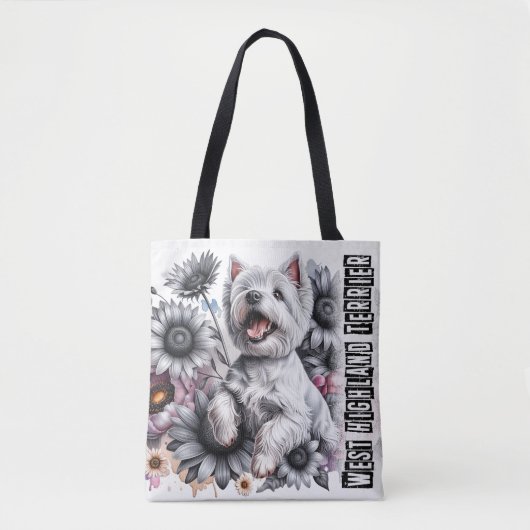 Tote Bag Terrier de West Highland (Devant)
