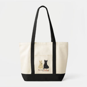 Tote Bag Terrier écossais roux et noir pour la fête des mèr