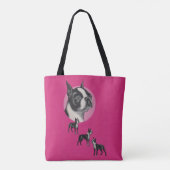 Tote Bag terriers de Boston (Dos)